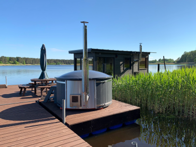 Latvijā ražoti stikla šķiedras kubli un pirtis dažādās komplektācijās