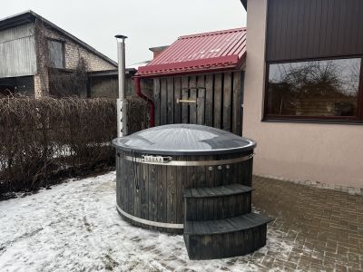 Latvijā ražoti stikla šķiedras kubli un pirtis dažādās komplektācijās